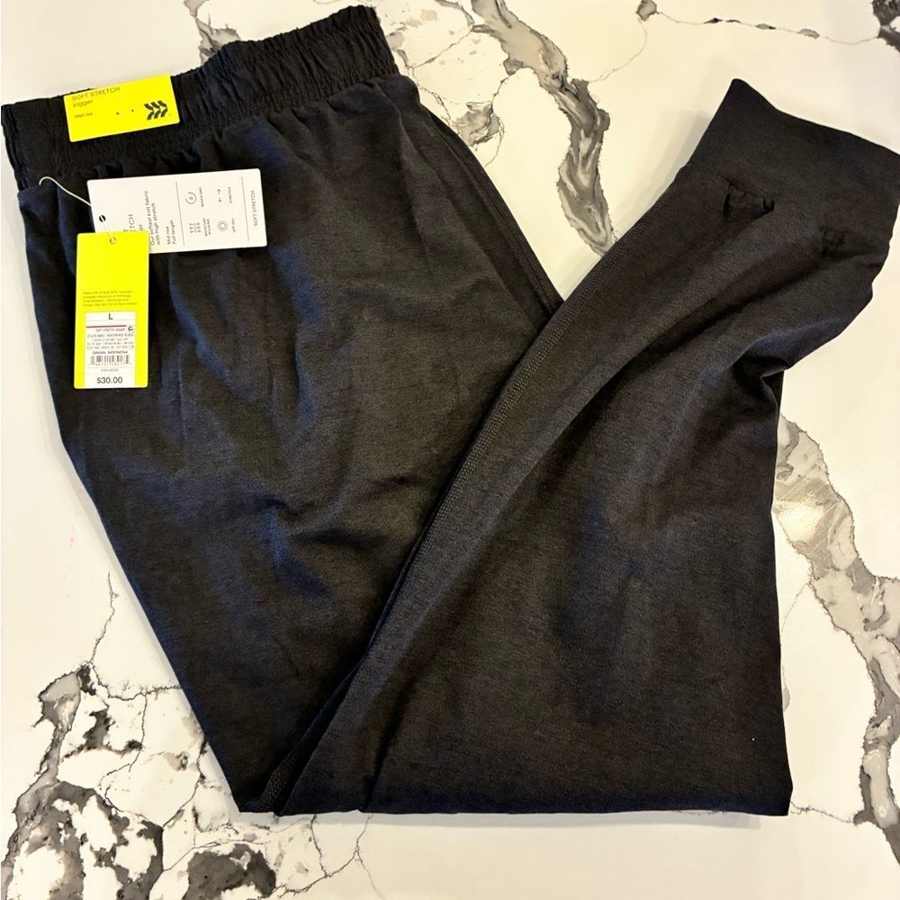 All in Motion Men's Black Joggers